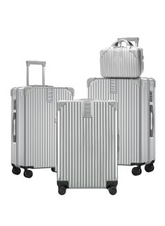 TRASSLE 4 Pack Luggage Sets, Expandable PP Hardshell Suitcase Sets, Hardside Lightweight Durable Carry On Suitcase with Spinner Wheels, TSA Lock 14/20/24/28in  - Image 1