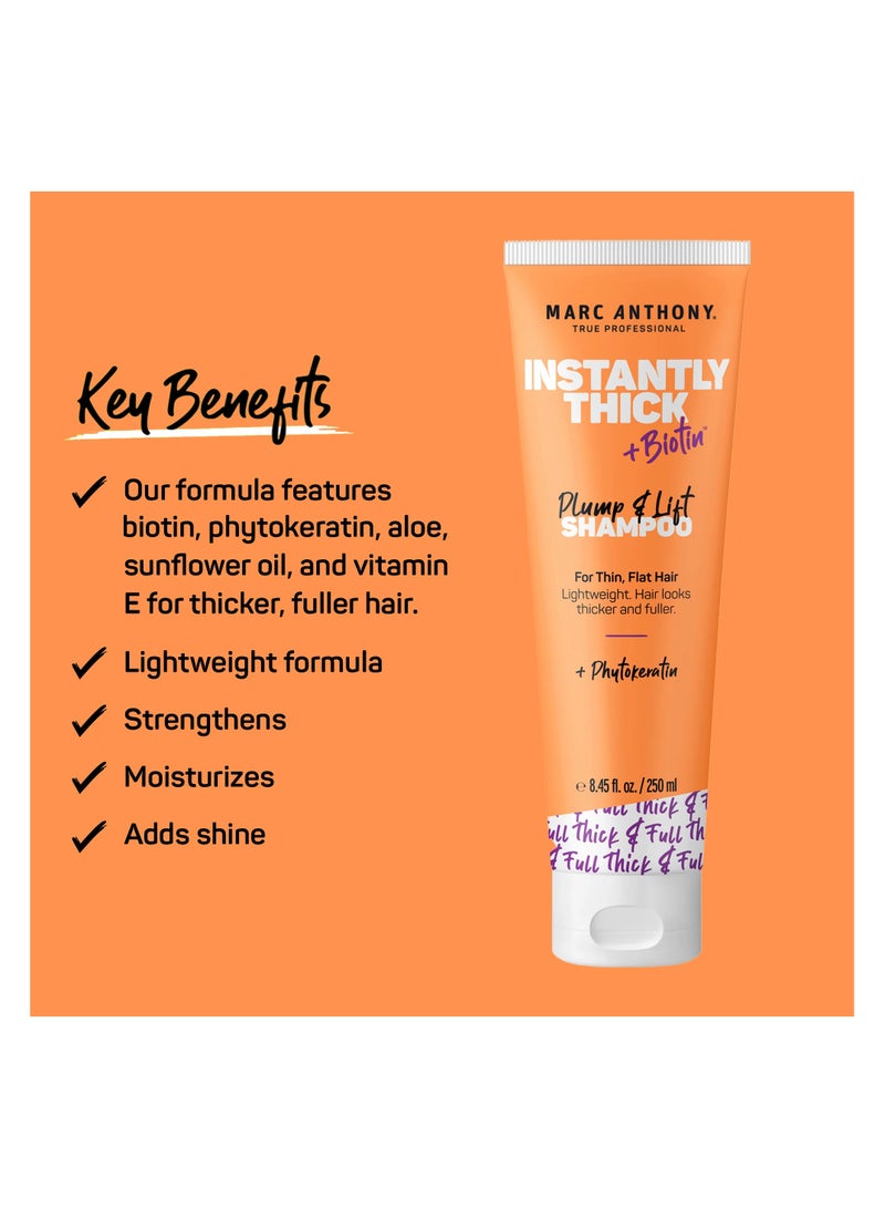 Marc Anthony Instantly Thick + Biotin Plump & Lift Shampoo 250ml - Image 3