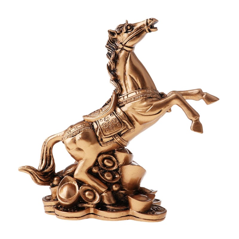 Bronze Horse Statue Sculpture Desktop Ornament For Home Decor Centerpiece - Image 2