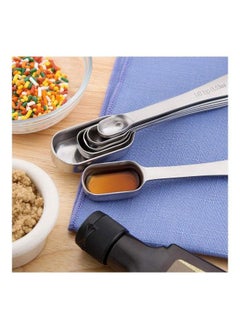 Spring Chef 6-Piece Stainless Steel Measuring Spoon Set Silver  - Image 4