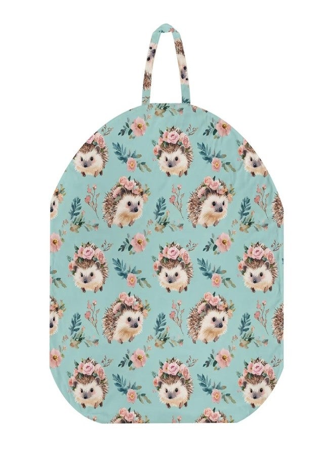 Babrukda Cute Flower Hedgehog Baby Lounger Cover for Newborn Baby Lounger Pillow Cover Baby Nest Breathable Infant Floor Seat Cover Removable Cover for Infant Lounger Pillow Gifts (Cover Only) -1 - Image 2