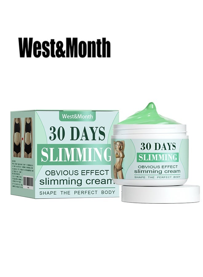 West&Month Slimming Cream，Weight Loss Cream ，Flat Belly Firming Cream，Firm Body Firming & Contouring Cream，Firming Cream For Loose Skin，Fat Burning Cream for Stomach，Slimming Cream for Belly Fat，Hot Fat Cream 30g