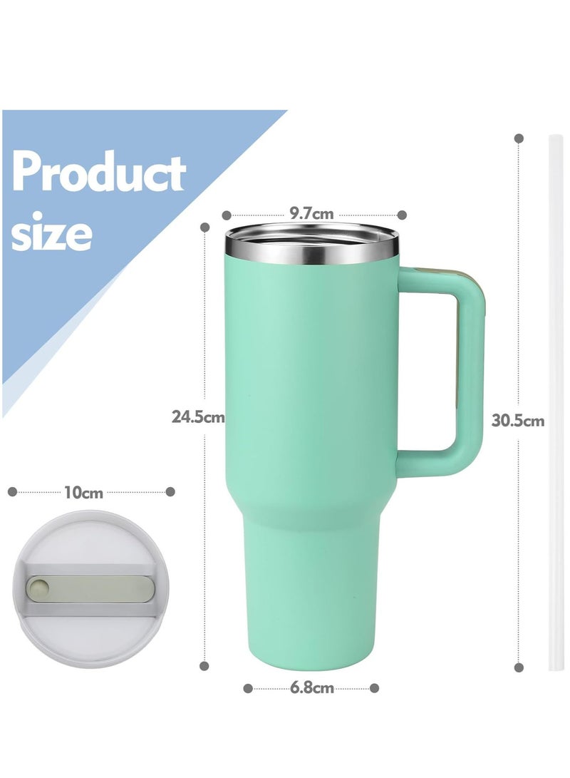 1200ml Tumbler with Handle Large 40 oz Water Bottle Insulated Tumbler with Lid and Straw - Image 4