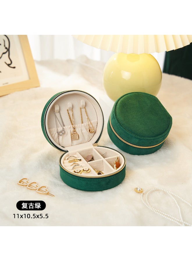 Velvet Niche elry Storage Box Necklace Ring Earrings Earrings elry Exquisite Portable Storage Box