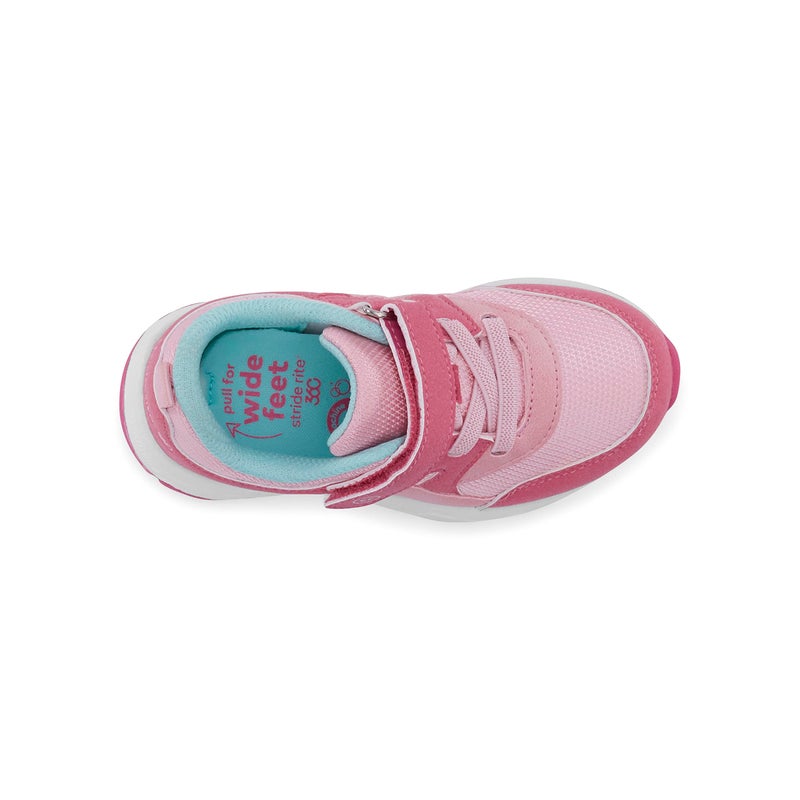 Stride Rite 360 Unisex Child Ace 2.0 Sneaker, Pink, 7 Toddler US - Image 3
