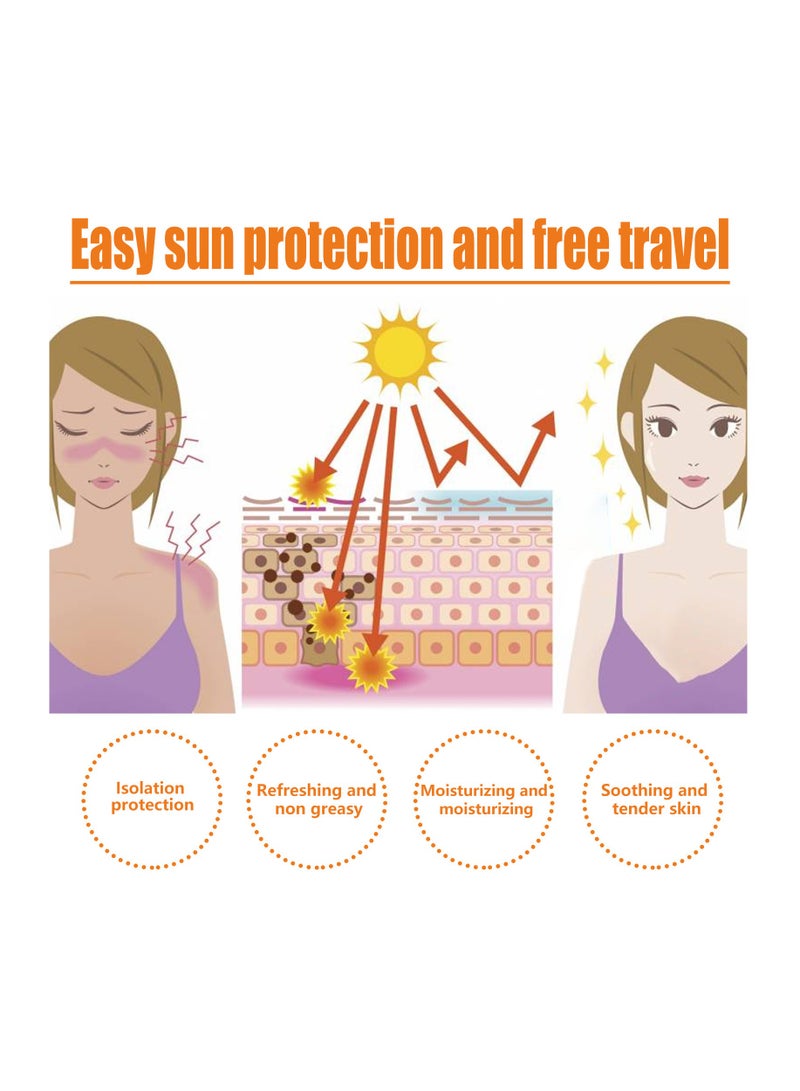 إيلهو لوشن واقي من الشمس للأشعة فوق البنفسجية UVA + UVB المضادة للأكسدة ، بحد أقصى 8 ساعات ، SPF50++ - Image 5