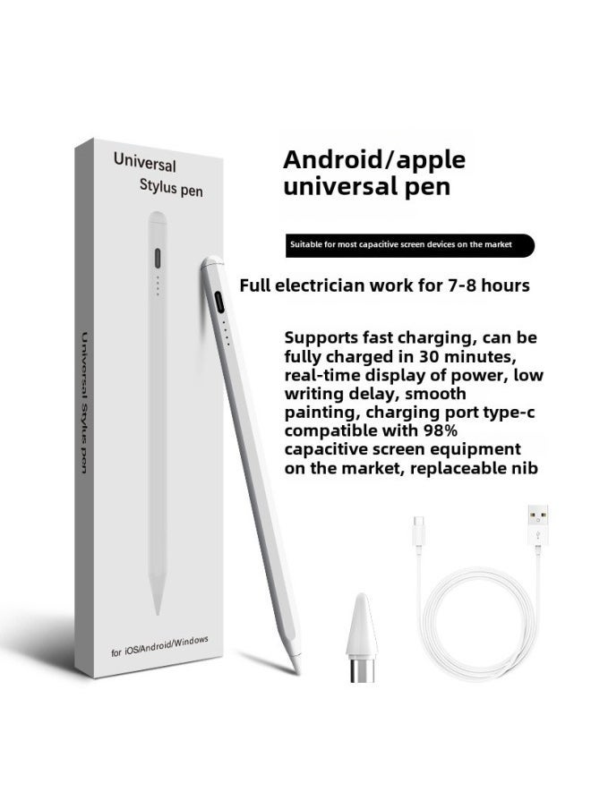 Android Apple Universal Capacitive Pen For Mobile Phone Tablet Ipad Stylus Active Painting Touch Screen Stylus-Color:4 Lights—android/ios  - Image 1