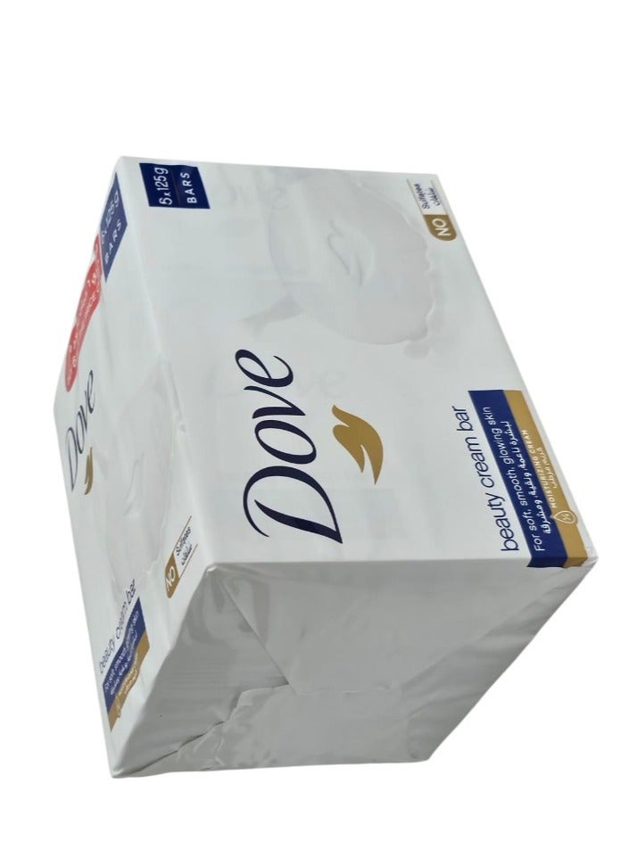دوف صابون كريم الجمال لبشرة ناعمة ونقية ومشرقة 125جم من 6قطع - Image 2