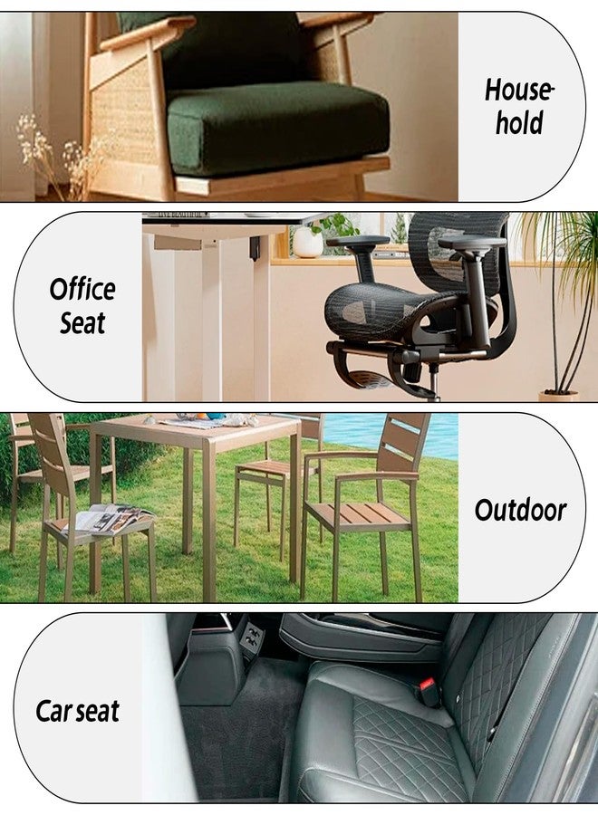 runfider Car Booster Thick Height Adjustable Seat Cushion with Breathable Mesh Cover, Portable Seat Cushion for Driving, Office Chairs Wheelchairs Trucks SUV's and Home Use Black - Image 5