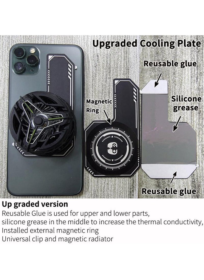 Hugifts Phone Cooling Pad Phone Uniform Heat Plate Absorb Mobile Phone Heat Mobile Phone Heat Sinks Mobile phone heat spreader plate  - Image 2