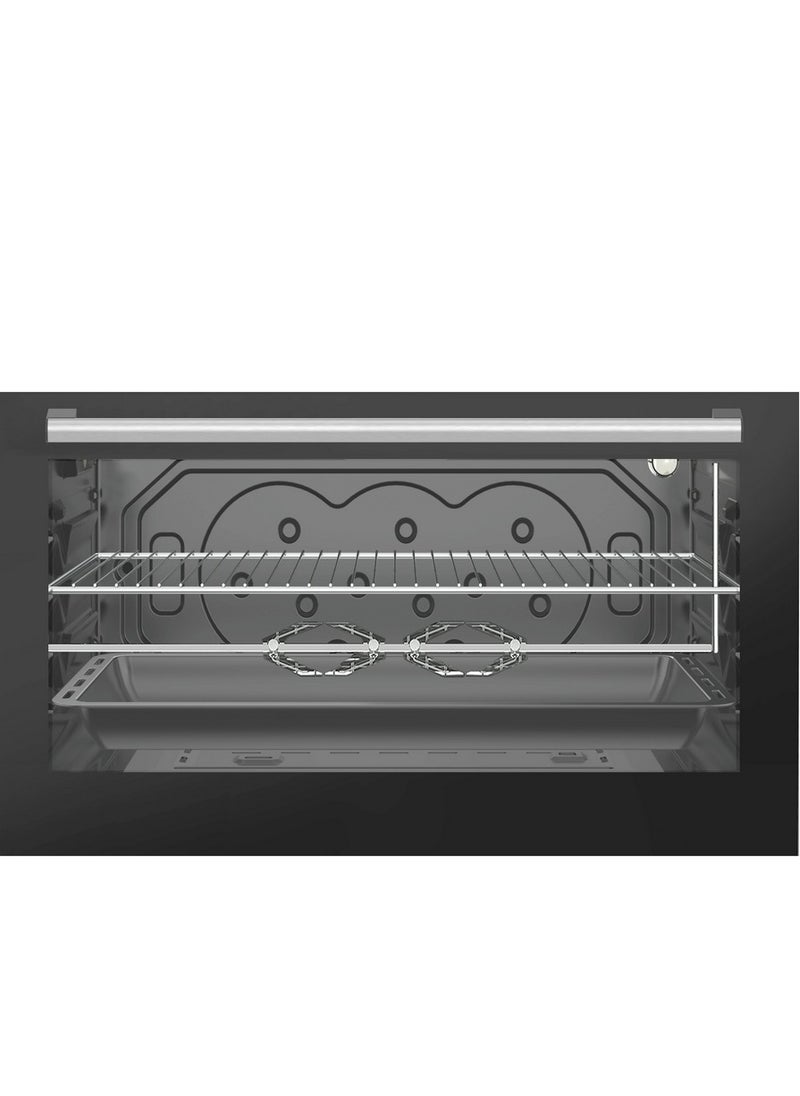 Oscar - Oscar Gas Oven, 5 Burners, 60×90Cm Steel, Full Safety (Turkish), Silver - F95ZGWHM-OSC01 - Image 1