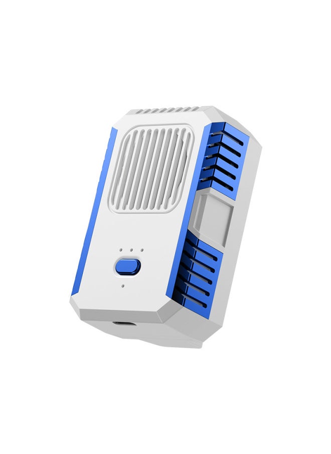 Generic - Semiconductor Mobile Phone Radiator Icing Model Back Clip Type Ice Porcelain Refrigeration Cooling Rechargeable Even Hot Plate Generation-Color:White-[direct Plug-in Model Without Lights Or Semiconductors] - Image 1