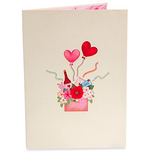 Paper Love 3D Love Bike Pop Up Romantic Card, Gift for Birthday, Wedding, Anniversary, Thank You, Get Well, Valentines Day, Mothers Day & All Occasions, 5" x 7" Includes Envelope and Note Tag - Image 3