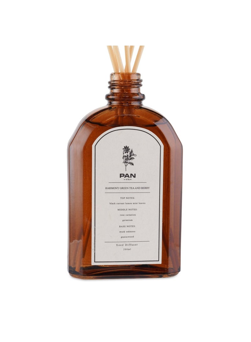 Pan Home Harmony Green Tea And Berry Reed Diffuser 200ml - Brown - Image 2