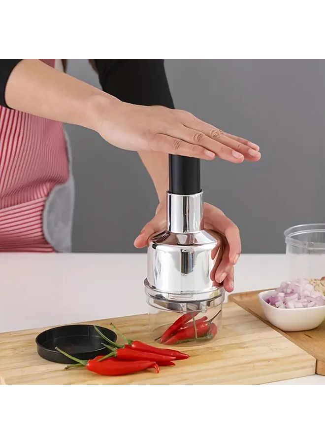 Stainless Steel Garlic Masher 2 Pack Heavy Duty 304 Kitchen Tool for Crushing Garlic Onions Ginger Ergonomic Handle Durable Portable Easy Clean for Home and Professional Use - Image 1
