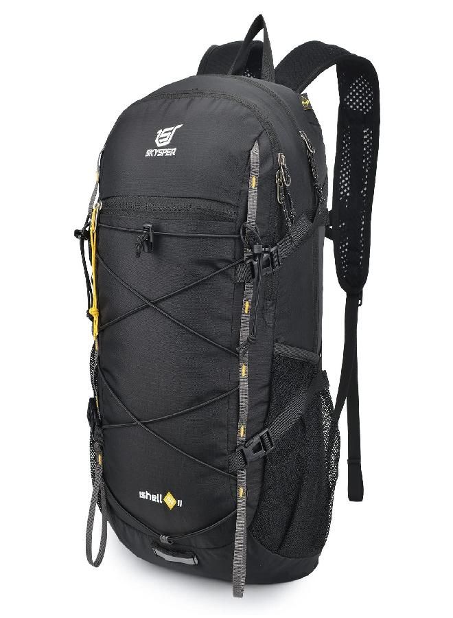SKYSPER Packable Hiking Backpack 30L Lightweight Daypack Travel Backpacks For Women Men（Black）  - Image 1