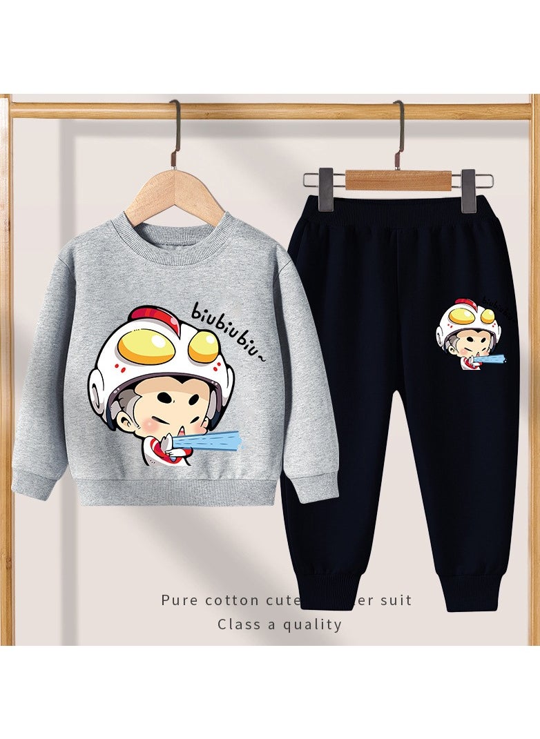 Generic 2 Piece Children's Cartoon Hoodie Set Ultraman 
