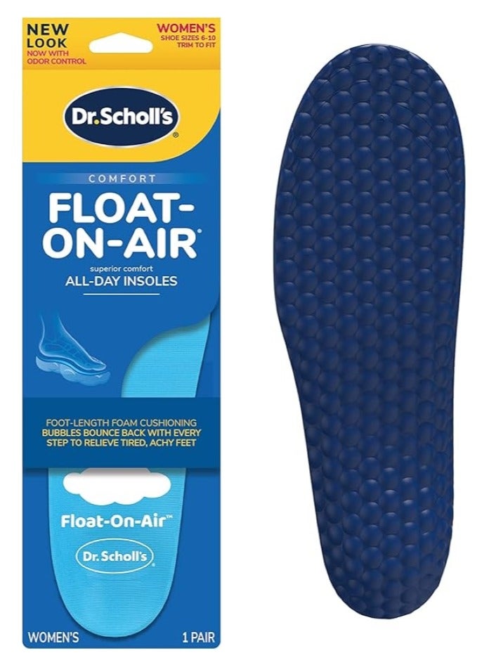 Dr. Scholl's Float On Air Comfort Insoles Women 1 Pair Full Length - Image 1