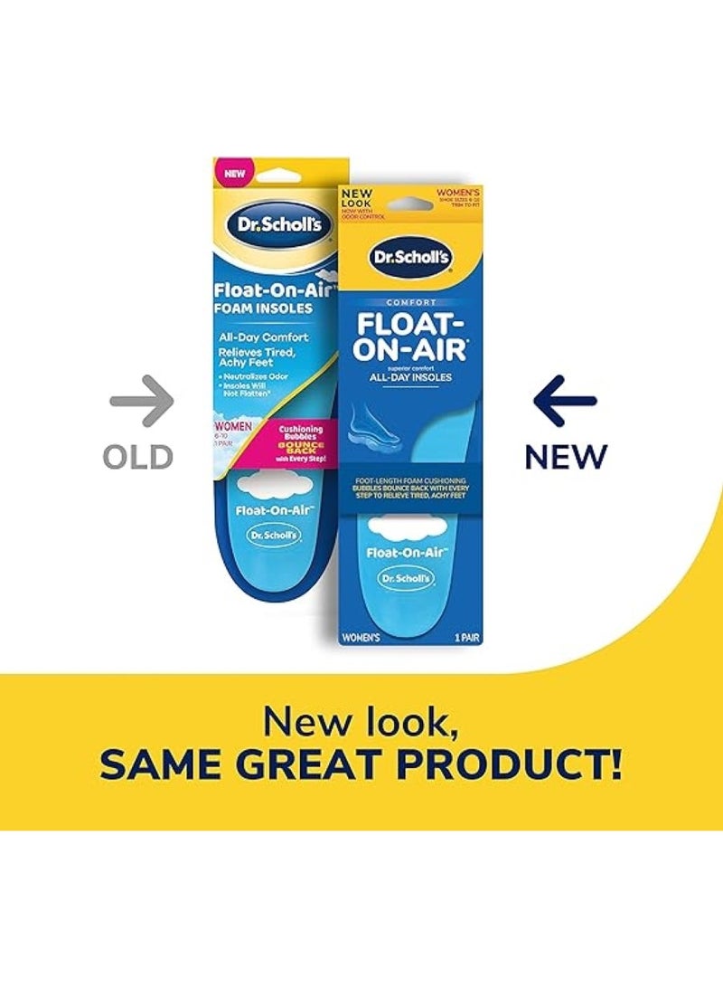 Dr. Scholl's Float On Air Comfort Insoles Women 1 Pair Full Length - Image 5