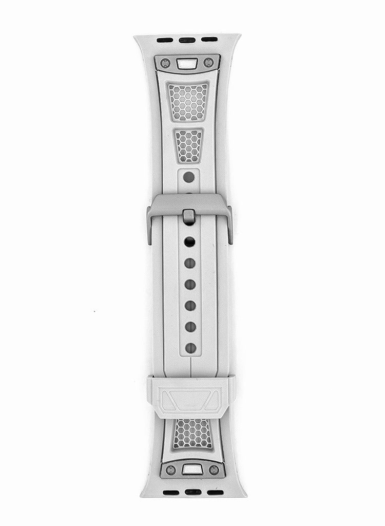MOCOM 49mm Watch Straps Silicone Rubber For Apple Watch Mocom Grey - Image 1