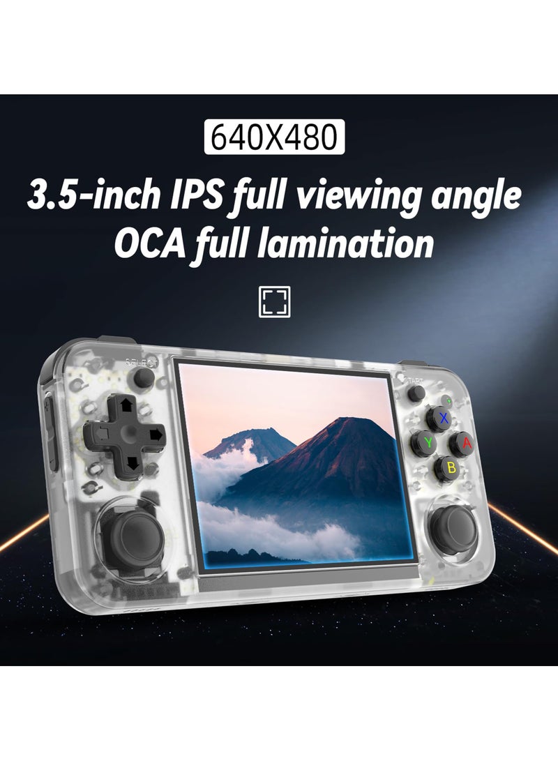 SYOSI Retro Handheld Game Console, Portable Pocket Video Game Player, 3.5 Inch IPS Screen, Linux OS, Built-in 64G TF Card, Built-in 5500+ Games, Support HDMI TV Output/5G WiFi/Bluetooth 4.2 - Image 2