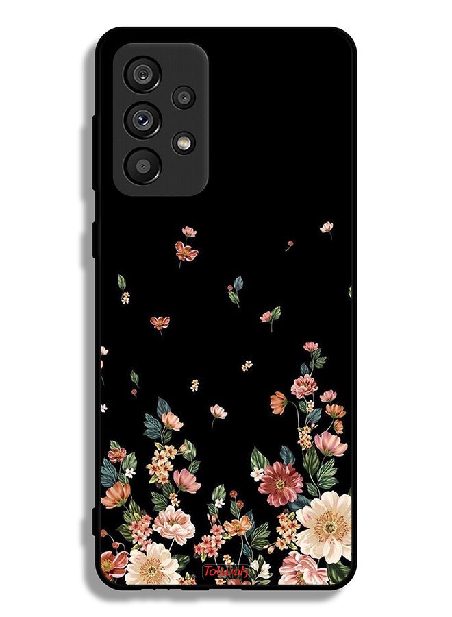 Tolwak Samsung Galaxy A73 5G Protective Case Cover Small Flowers In Bottom - Image 1