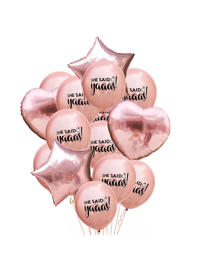Sharpdo 15-Piece Wedding Decoration Balloon Set