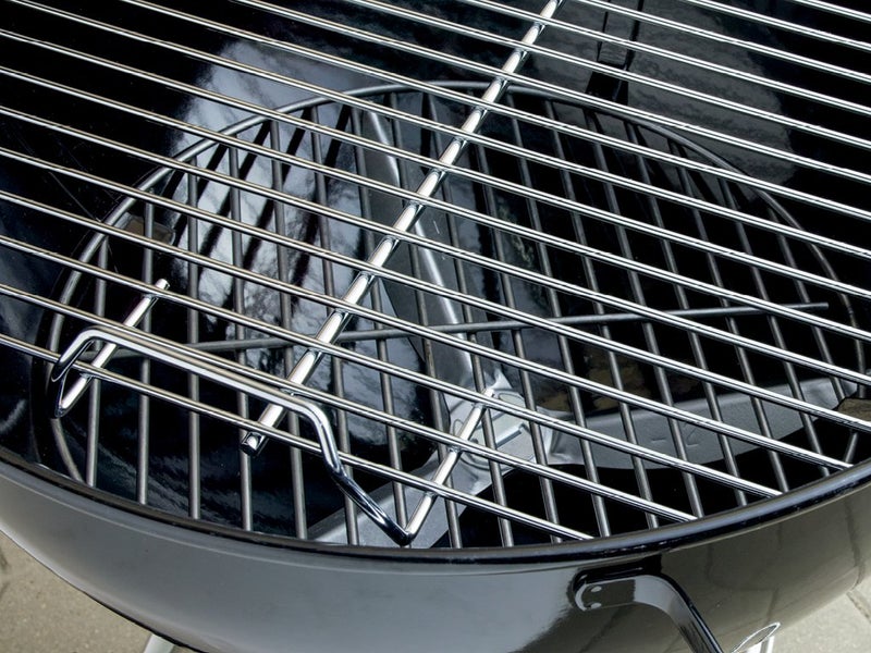 Weber Original Kettle Charcoal Grill, 18-Inch, Black â€“ Classic Outdoor BBQ Grill with Oneâ€‘Touchâ„¢ Cleaning System & Precise Temperature Control Dampers - Image 5
