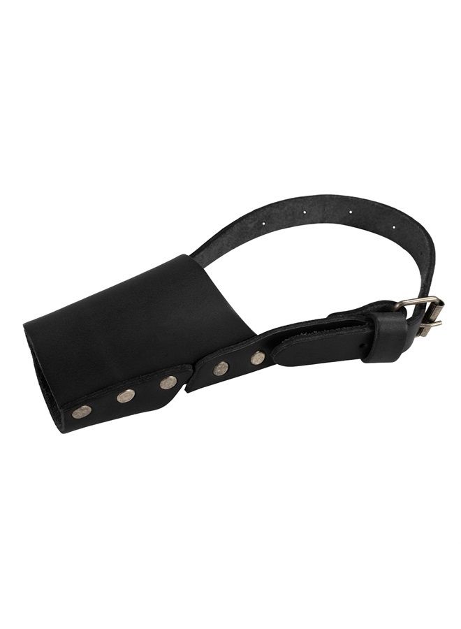 Hide & Drink , Secure Dog Muzzle Guard Handmade from Thick Full Grain Leather (Small) - Image 4