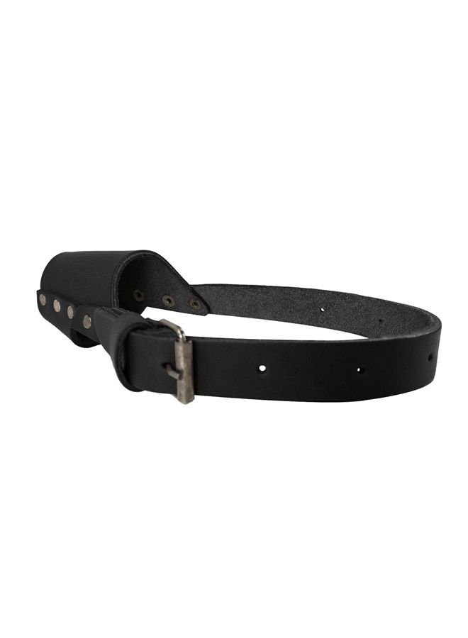 Hide & Drink , Secure Dog Muzzle Guard Handmade from Thick Full Grain Leather (Small) - Image 5