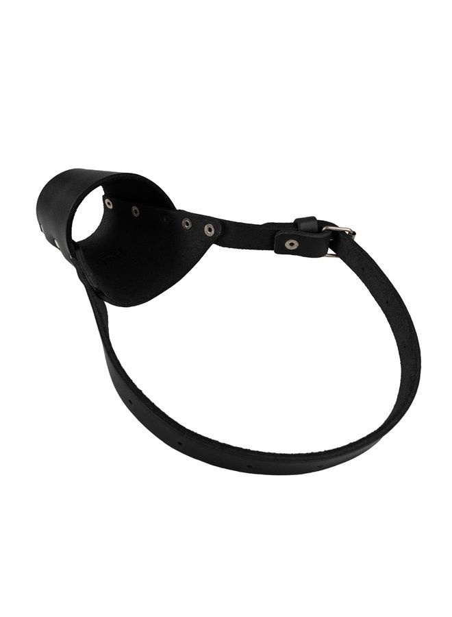 Hide & Drink , Secure Dog Muzzle Guard Handmade from Thick Full Grain Leather (Small) - Image 2