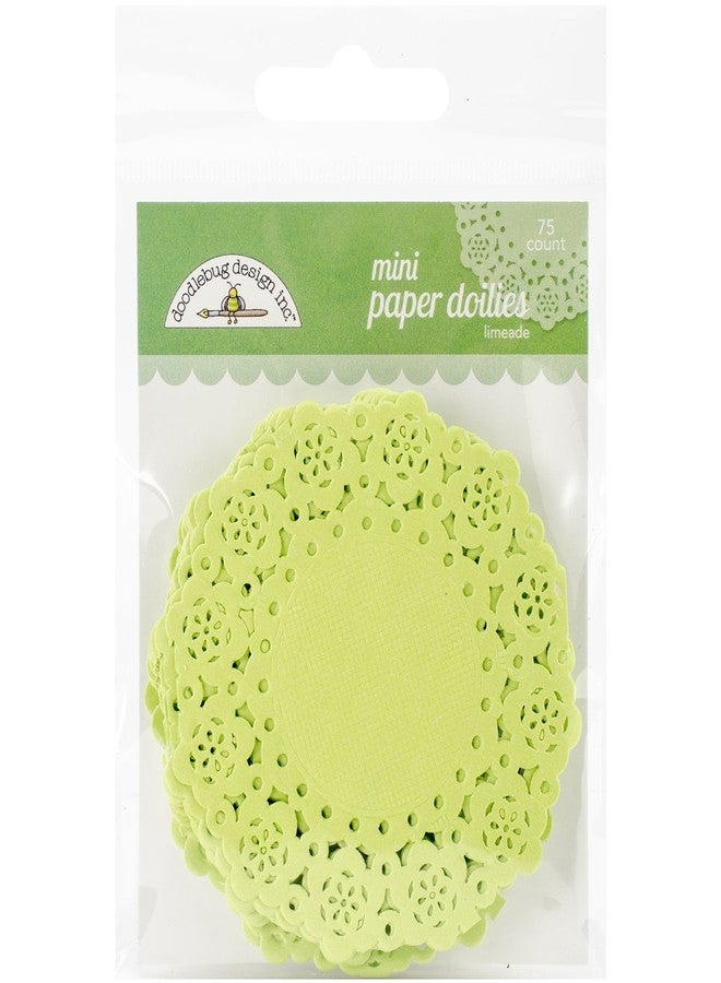Doodlebug Mini Doilies (75 Pack), Limeade - Image 1