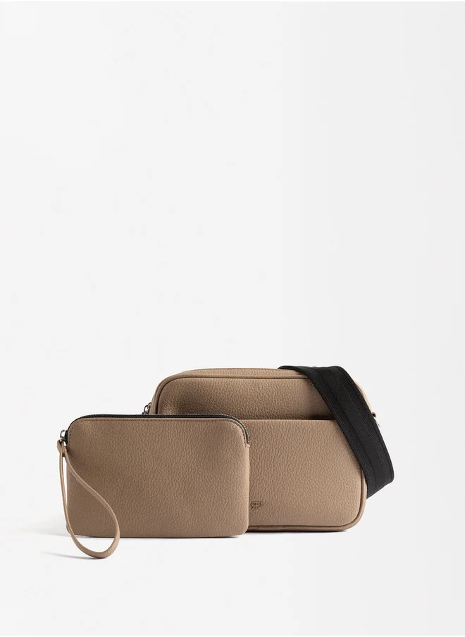 PARFOIS Crossbody Bag With Outer Pockets