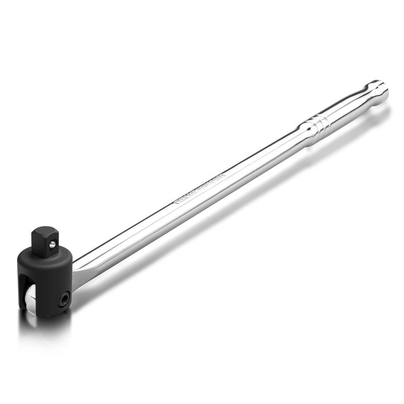 NEIKO 00206A 1/2" Breaker Bar, 1/2-Inch Drive 24-Inch Breaker Bar, Flex Head Chrome-Moly Cr-Mo, Lug Nut Wrench, Tire Bar, Cheater Bar - Image 1