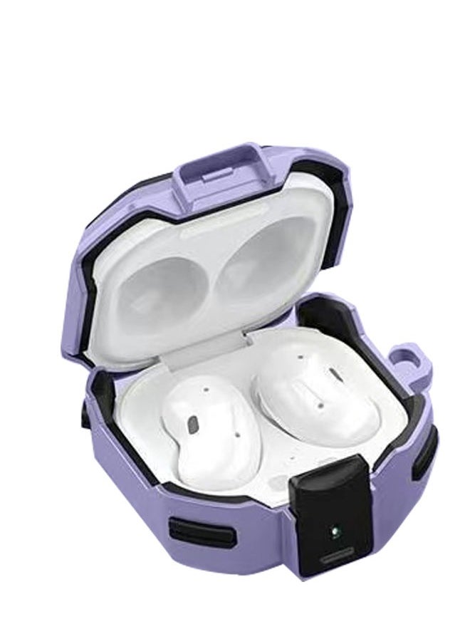 Generic - Compatible with Samsung Galaxy Buds 2 Pro Case 2022 /Galaxy Buds 2 Case 2021/Galaxy Buds Pro Case 2021/Galaxy Buds Live Case 2020 /In-Ear Shockproof Case with Carabiner and Safety Lock - Image 1