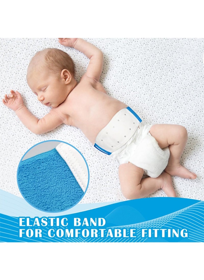 Aikanbo Baby Belly Band Umbilical Hernia Belt Belly Button Band Navel Truss Wrap for Newborn Infant Soft, Skin-friendly, Adjustable  - Image 2
