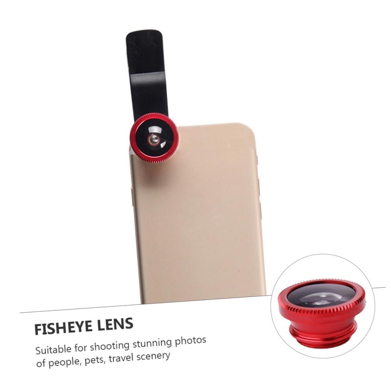 Smartphone Lens Kit 3 In 1 Macro Wide Angle Fisheye For All Phones Photography - Image 3