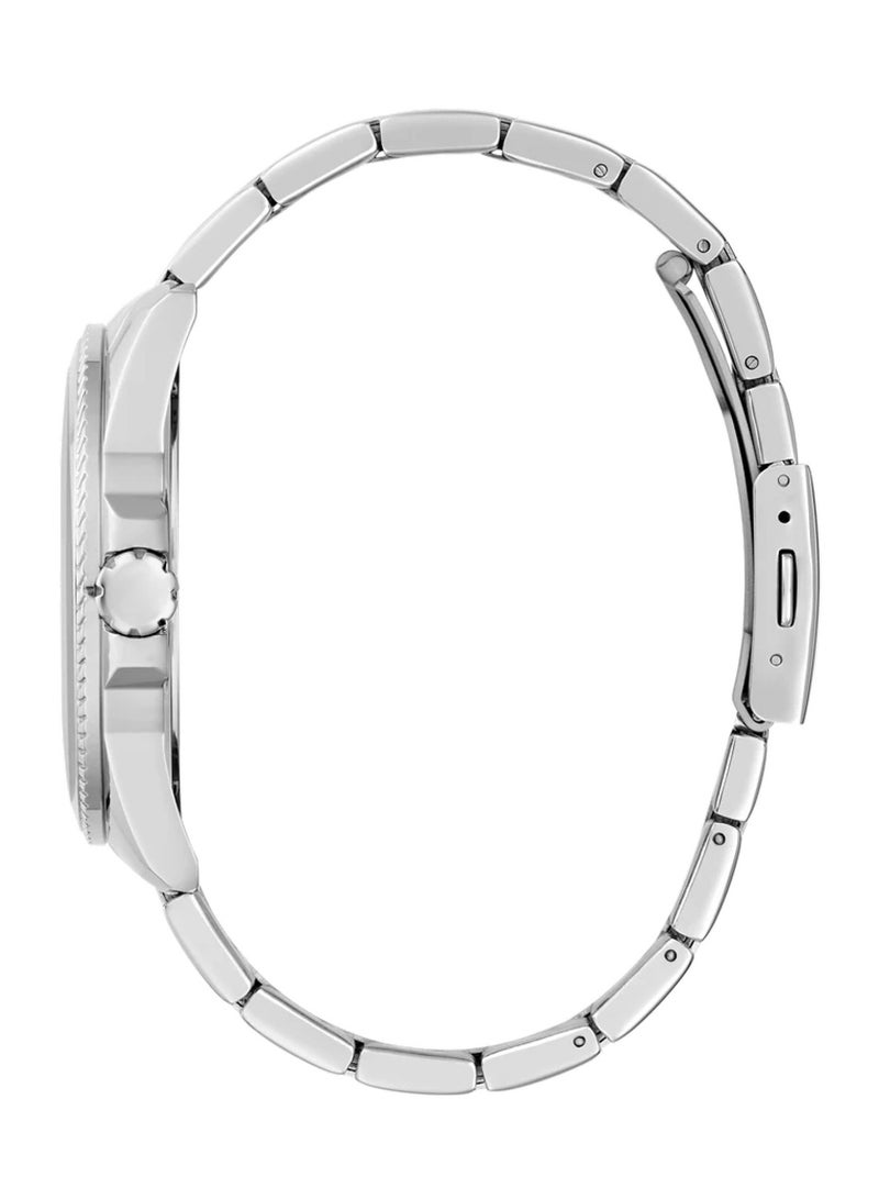 GUESS Champ Men’s Silver Tone Analog Watch Box Set GW0810G2 - 44mm - Image 2