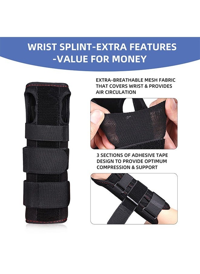 Hihonor Adjustable Wrist Support Brace For Carpal Tunnel,Fits Both Hands, With Aluminum Splint  - Image 3