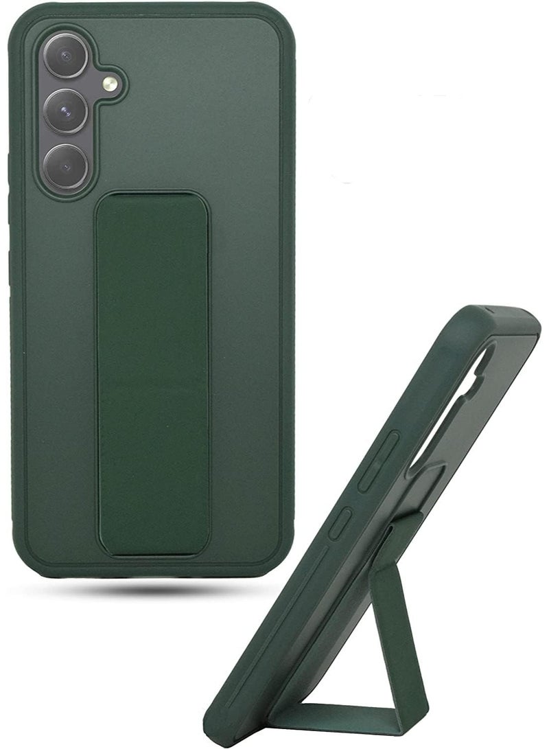 Samsung Galaxy S25 FE Back Stand Case Magnetic Car Holder Soft Silicone Horizontal & Vertical Kickstand Cover Wrist Strap Full protection Case for Samsung Galaxy S25 FE - Image 5