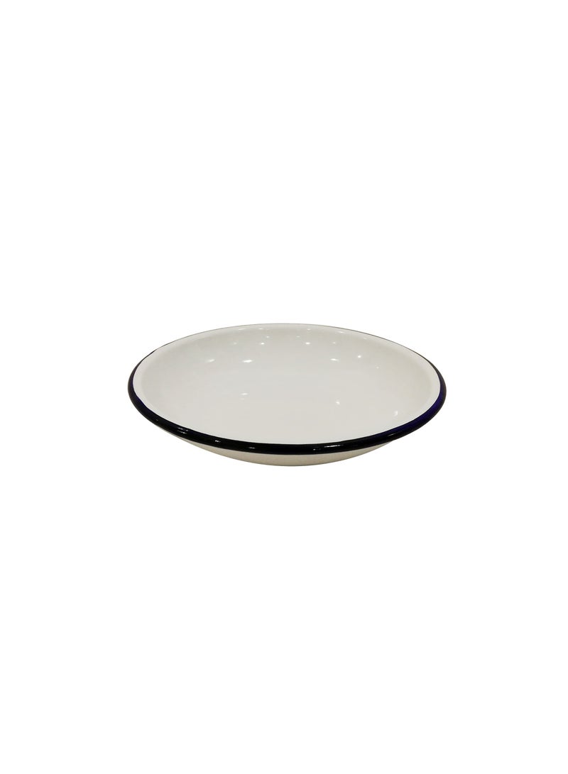 Deep round cartilage plate 19 cm white - Saif Home *