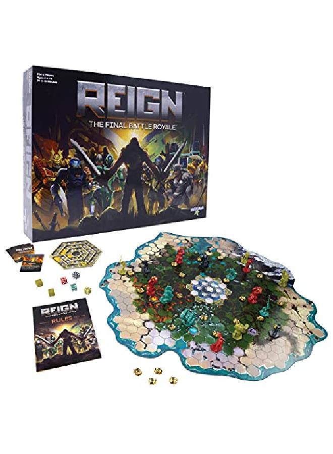 PlayMonster Reign The Final Battle Royale Who Will Be Left Standing? Family Strategy Game Ages 8+ - Image 1