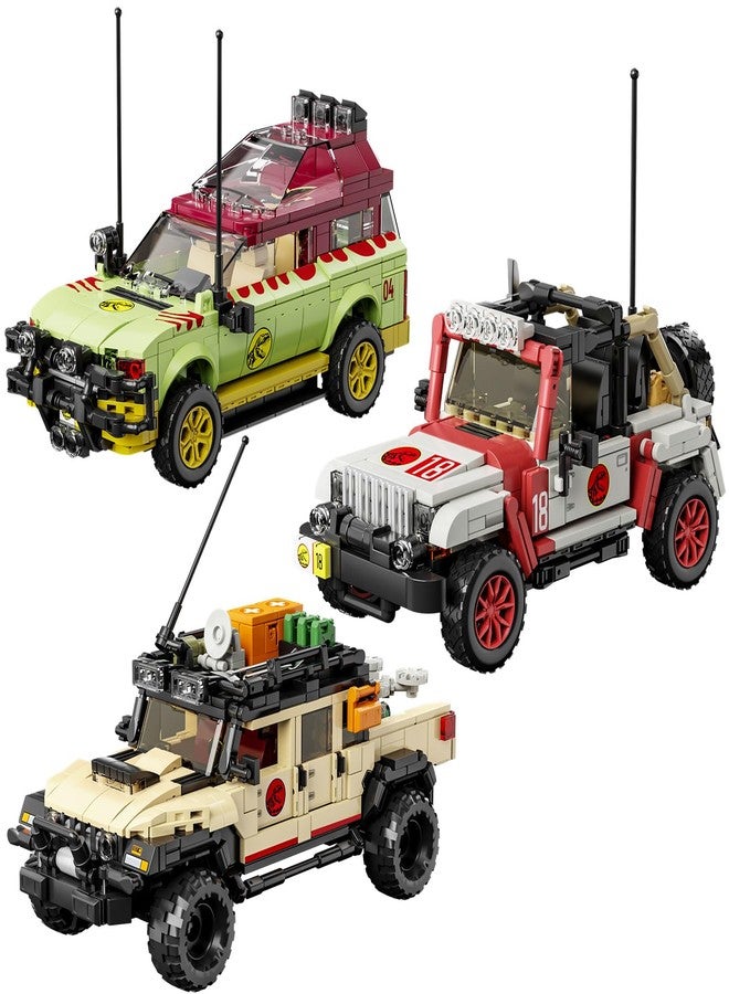 Brihappen 3 in 1 Classic Off-Road Vehicle Building Block Sets, 1632 Pcs Off Road Cars DIY Model Kit, Collectible and Display ORV Building Toys, Creative Birthday Gifts for Adults Teens 14+ - Image 1