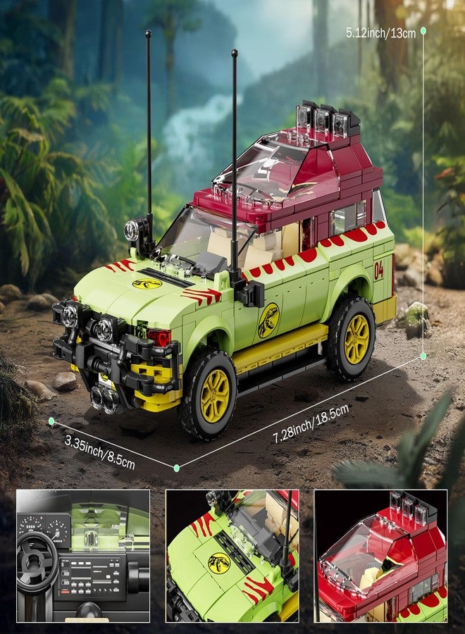 Brihappen 3 in 1 Classic Off-Road Vehicle Building Block Sets, 1632 Pcs Off Road Cars DIY Model Kit, Collectible and Display ORV Building Toys, Creative Birthday Gifts for Adults Teens 14+ - Image 4