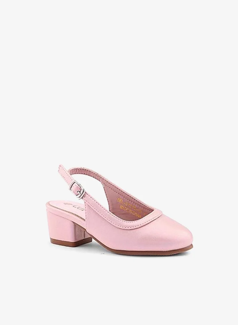 Cuple Girls Block Heel Mule Heels