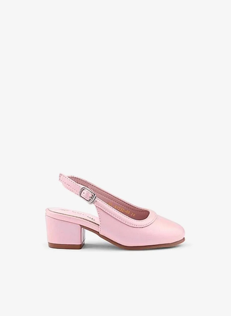 Cuple Girls Block Heel Mule Heels