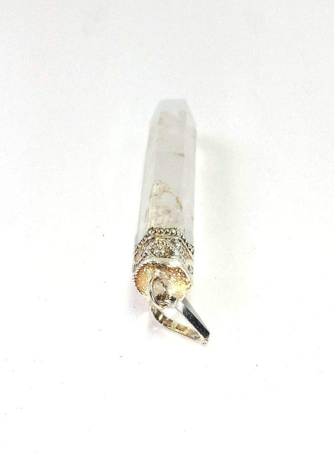 CA AGATE Crystal Pencil Point Pendant Necklace Healing Crystal Gemstone Jewelry - Image 2