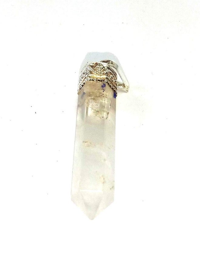 CA AGATE Crystal Pencil Point Pendant Necklace Healing Crystal Gemstone Jewelry - Image 1