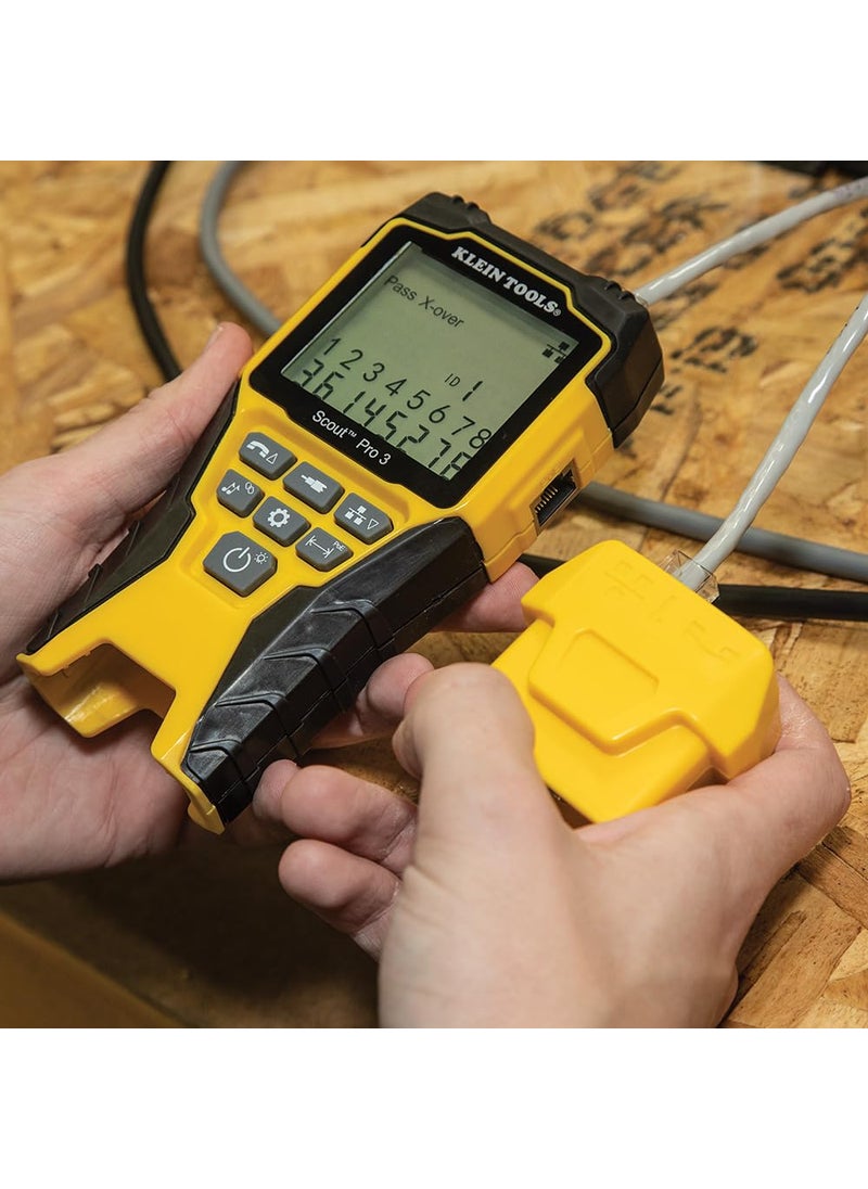 Klein Tools Klein Tools VDV501-853 Coaxial Cable Tester, Scout Pro 3 with Test-n-Map Remote, Includes Remotes #2 - #6, Tests Voice, Data and Video Cable  - Image 5
