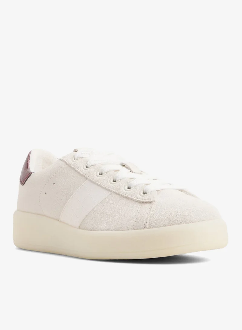 ALDO  ADREI Round Toe Lace-Up Sneakers for Women | Best Price UAE